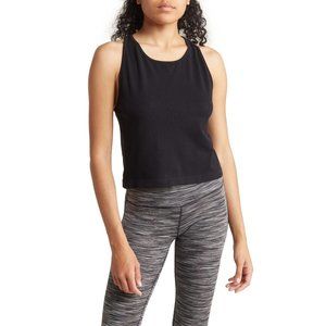 Zella Method Rib Racerback Tank Black Sz-XL NWT